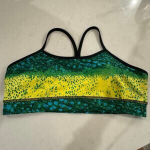 Guy Harvey Fitted Sports Bra with padding Size M Medium Bikini Top Swimsuit